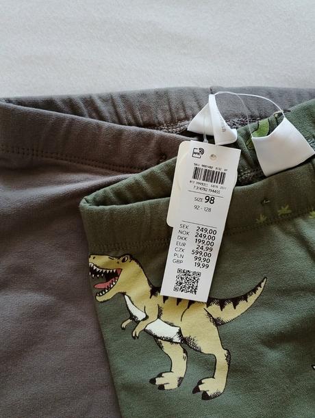 2x súprava dinosaury, lindex,98