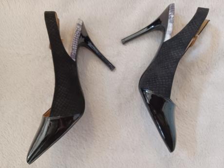 Krásne lodičky so vzorom, deichmann,39