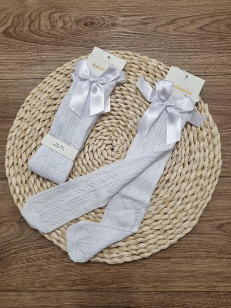 Podkolienky s jemnym hackovanym vzorom, 30 / 31 / 32 / 33 / 34