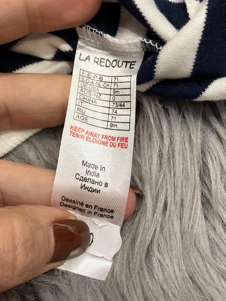 Dievčenská pásikavá mikina, 74