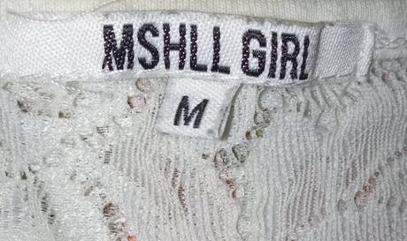 Dámske biele čipkované tričko s kvetmi,veľk.m, m