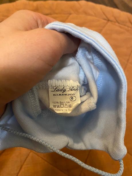 Čiapka 3ks novorodenecké, richelieu,36