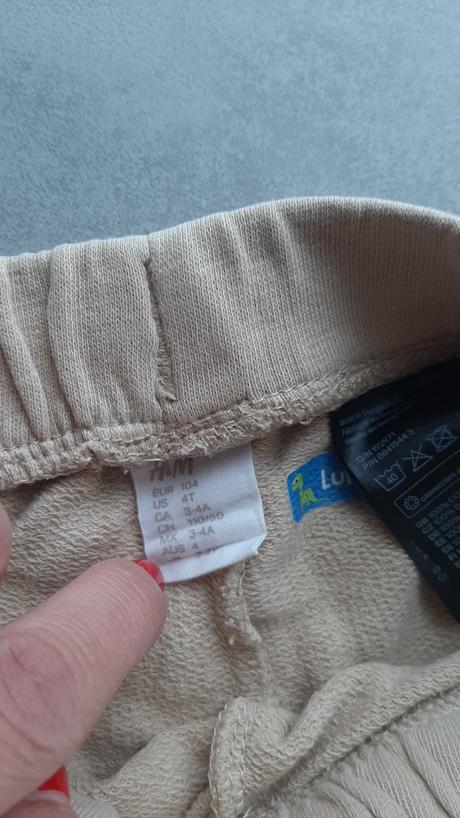 Béžové tepláky, h&m,92