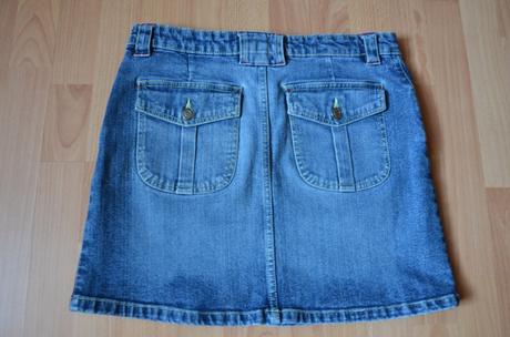 Rifľová elastická sukňa 38, new look,m