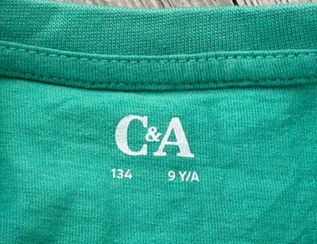 Dopravné tričko veľ. 134, c&a,134