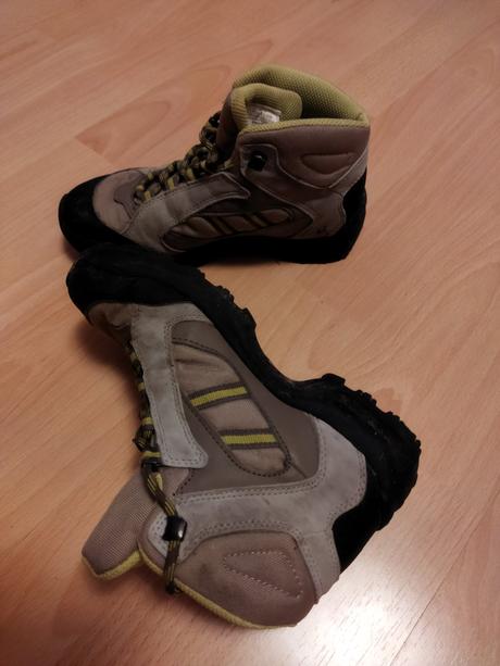 Turistické topánky, vysoké, decathlon,34