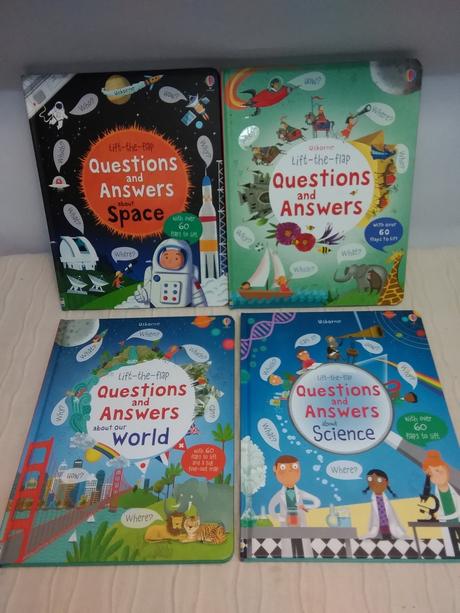 Usborne lift the flap q & a about space,
