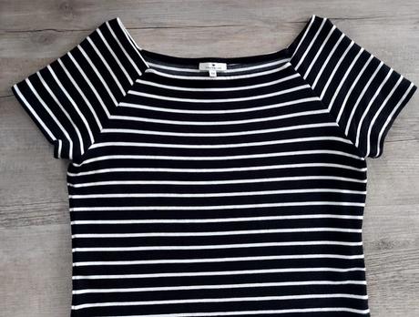 Pásikavé úpletové šaty, tom tailor,38