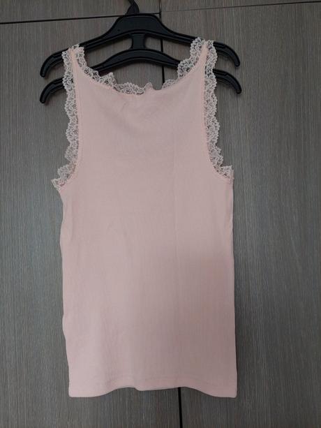 Nové tielko ružové/marhuľové, clockhouse,m