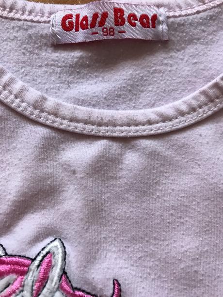 Bledoružové tričko s koníkom - veľ. 98, 98