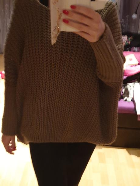 Pleteny sveter, bershka,m