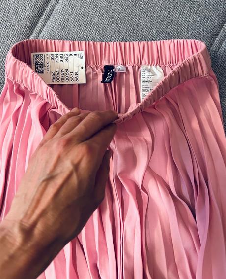 Skladaná sukňa zn. h&m, h&m,xs