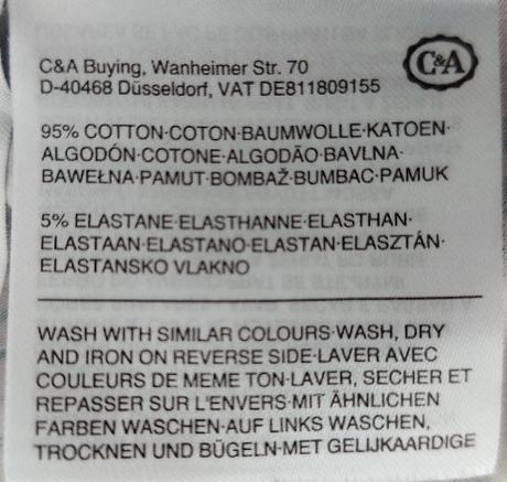 Šaty s farebnými pierkami, c&a,s