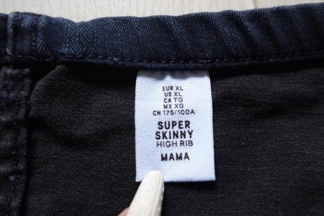 Tehotenské rifle h&m mama super skiny, h&m,xl