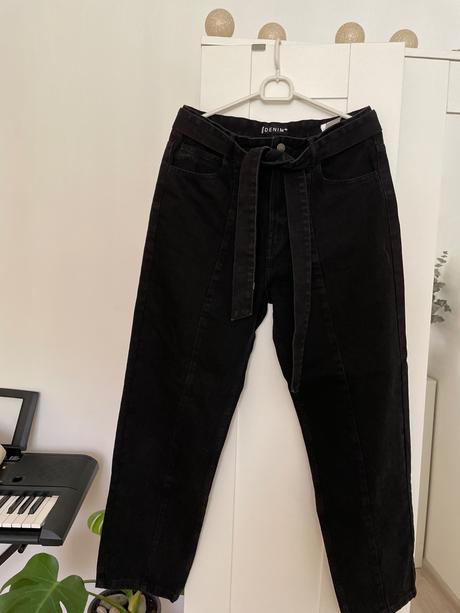 Čierne dámske rifle, sinsay,40