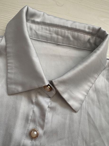 Saténová blúzka, s