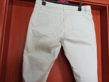 Capri nohavice žltej farby, camaieu,44