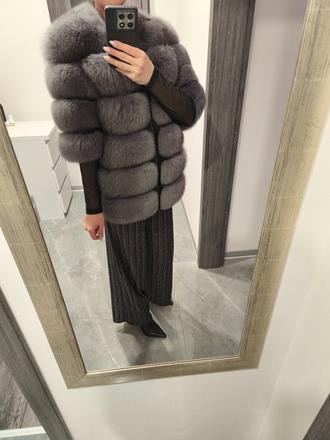 Kozeny kozuch z lisky, s