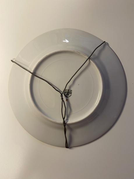 Vintage porcelánový talíř, 