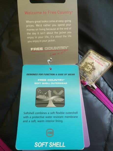 Free country dámska zateplená soft shell bunda l, l