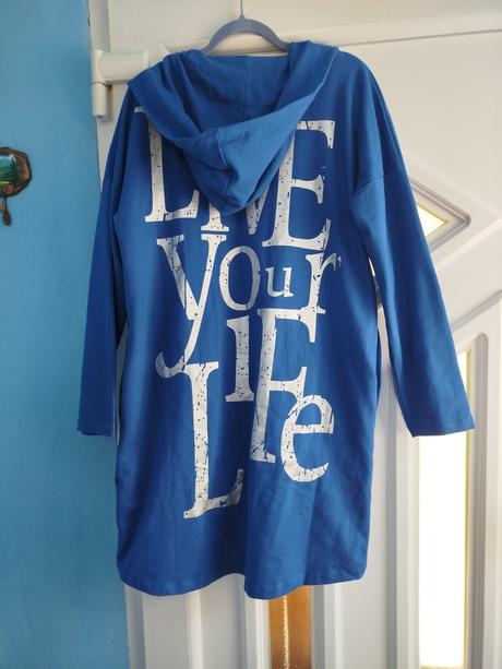 Modrý kardigán 40/42, bonprix,l