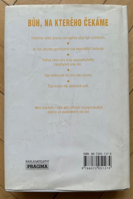 Bůh, na kterého čekáme neale donald walsch za 3.5e,