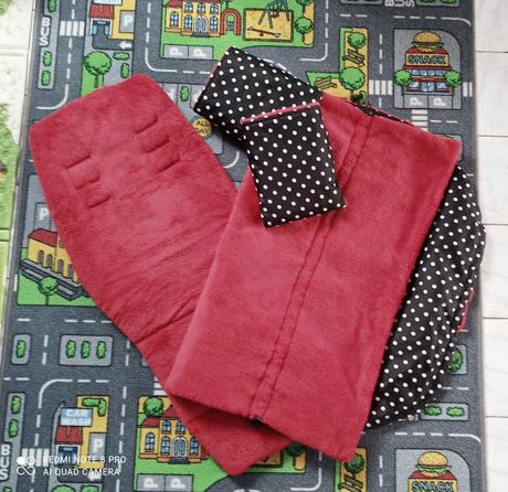 Nepadacia deka, podložka, rukavniky - set na zimu, quinny