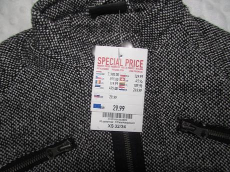 Bunda č.xs- nová, xs