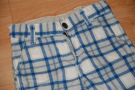 Kárované šortky, h&m,86