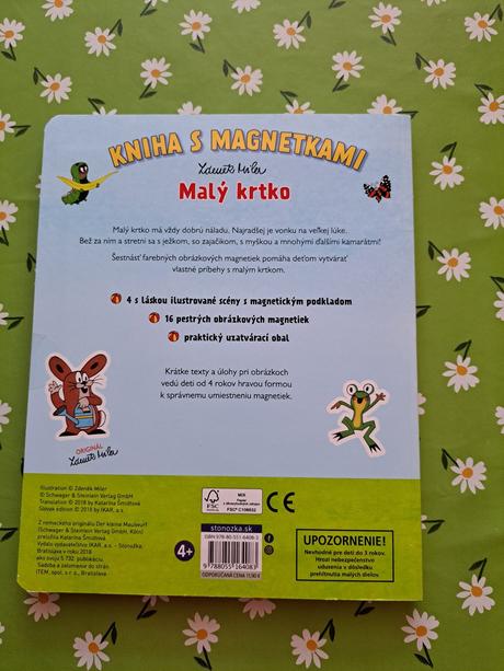 Magneticka kniha krtko, 