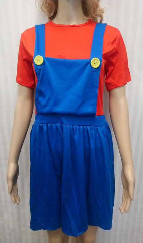 2 dielny dámsky kostým super mario, m,