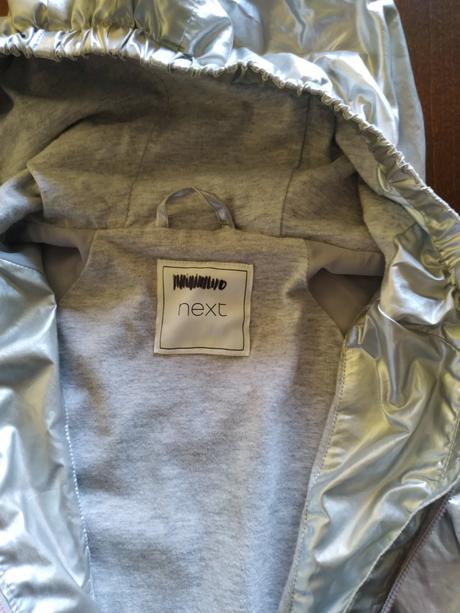 Imidžova strieborná prechodna bunda next, next,116