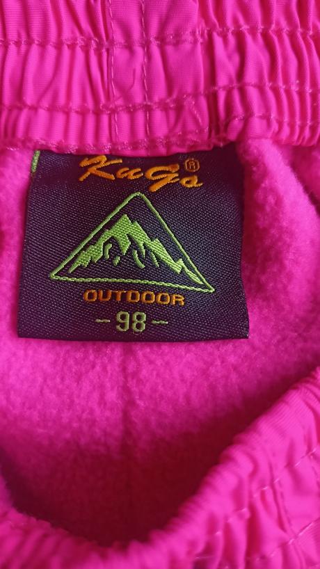 Dievcenske zateplene nohavice, kugo,98