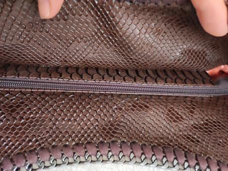 Hnedá kabelka 33x40 cm, 