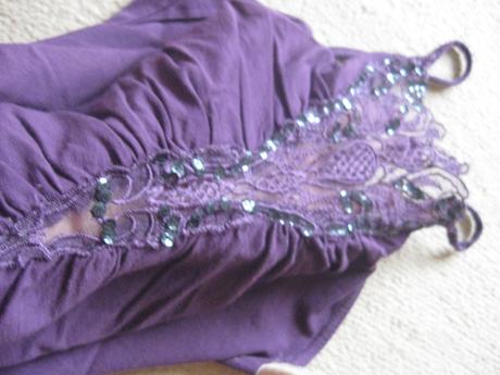 Tričko s čipkou, new look,36