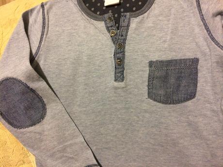 Bledomodré tričko , h&m,92