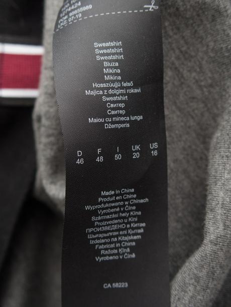 Čierna elegantná mikina, s.oliver,46