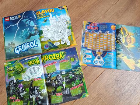 Casopisy lego nexo knight, 