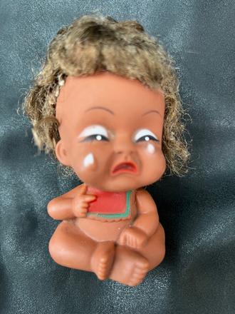 Vintage japonska starozitna zberatelska mala babi,