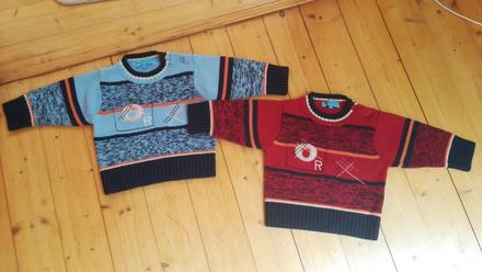 Pulovriky zn. organza aj pre dvojičky, 86