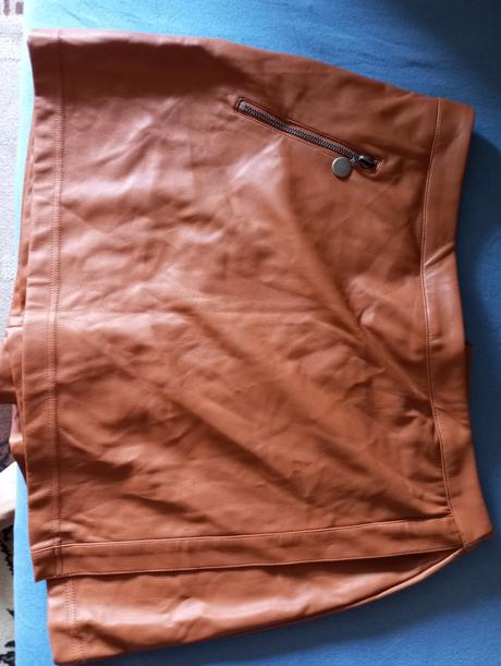 Kožená gorcicova sukna, xl