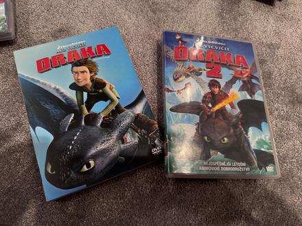 2x dvd ako vycvičiť draka 1,2, 