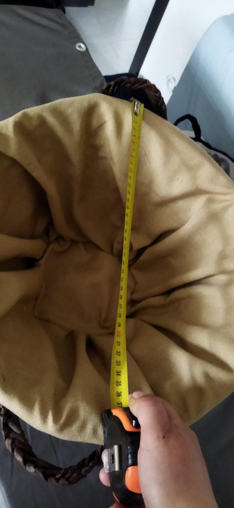 Veľky kôš pletený z papiera, 