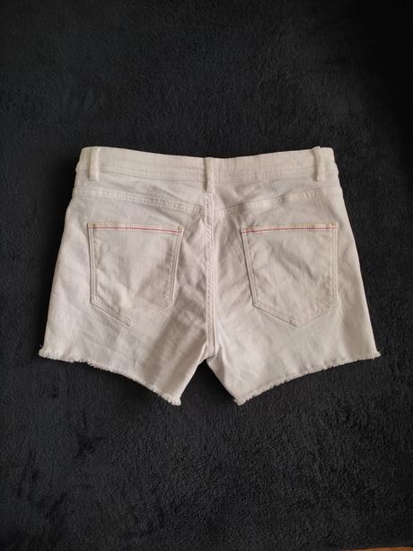 Biele džínsové šortky, esmara,s