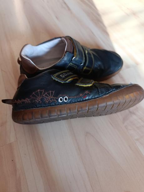 Kožené prechodné topánky d.d.step, d.d.step,35