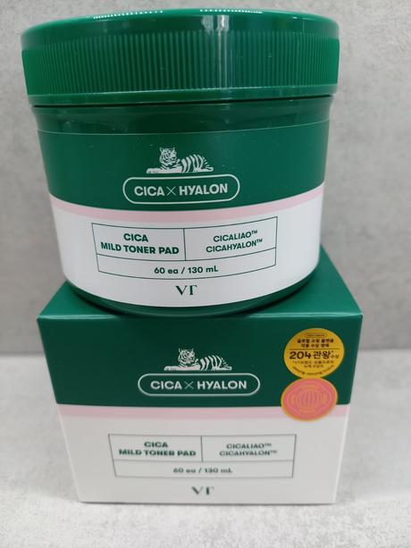 Vt - cica mild toner pad - 60 ks,