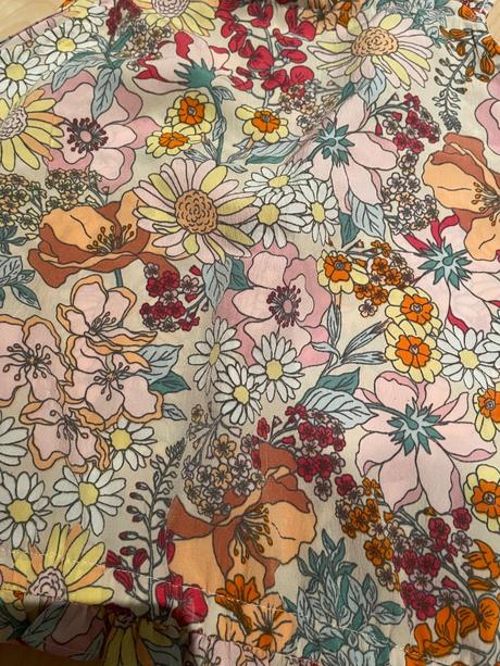 Ľahká letná blúzka kvety ramienka 12 rokov, h&m,158