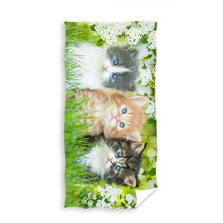 Carbotex bavlnená osuška 70/140cm mačičky,