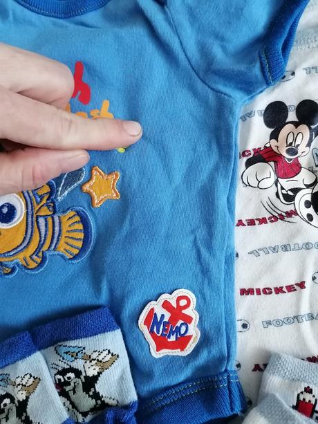 Body krátky rukáv - 0/3 mesiace + ponožky, f&f,56