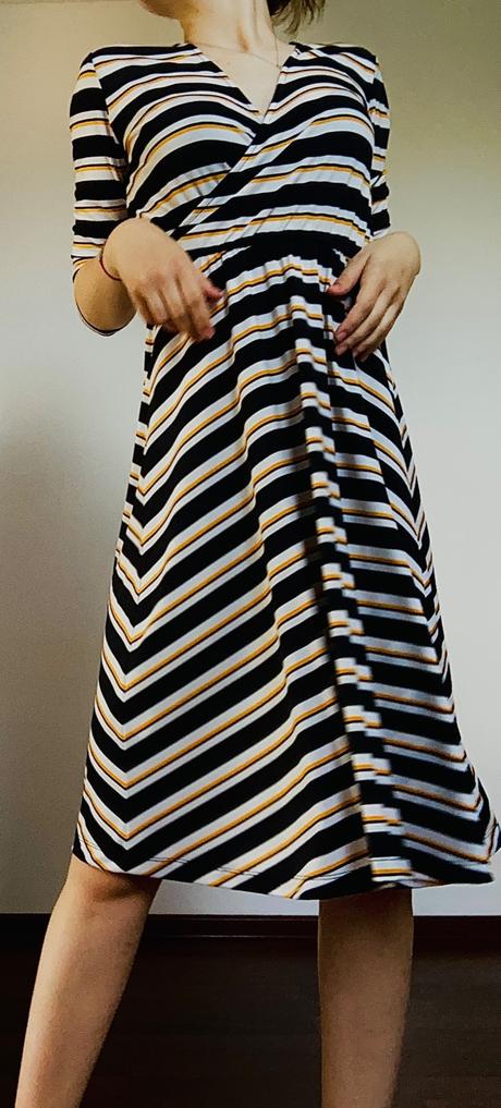 Pruhované letné šaty, reserved,s